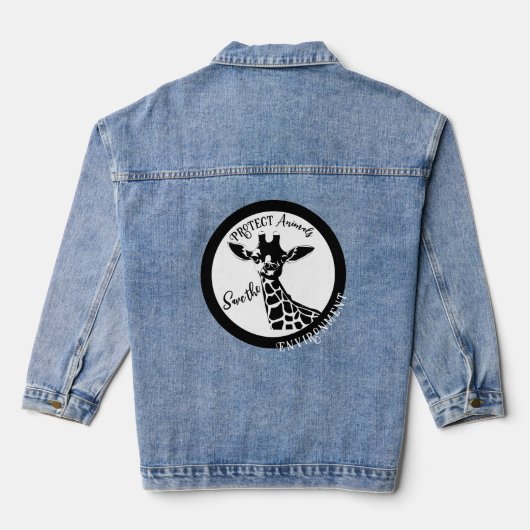 Savanna Queen spijkerjas Denim Jacket (Achterkant)
