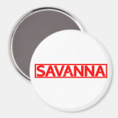 Savanna Stamp Magneet (Voorkant / Achterkant)