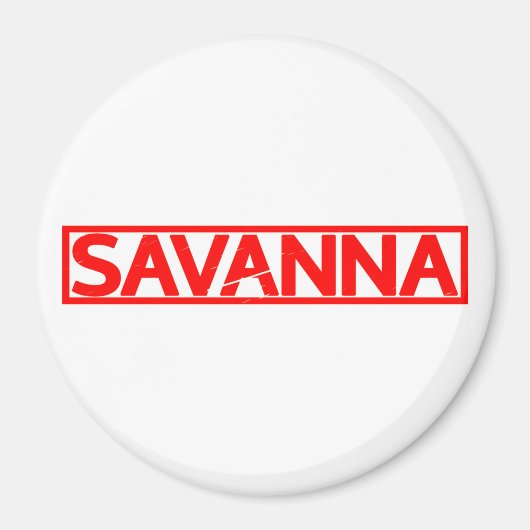 Savanna Stamp Magneet (Voorkant)