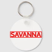 Savanna Stamp Sleutelhanger (Voorkant)