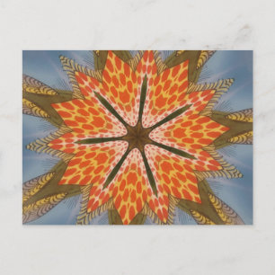 Savanna Star Bloom – Een gedurfde Afrikaanse diere Briefkaart