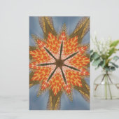 Savanna Star Bloom – Een gedurfde Afrikaanse diere Briefpapier (Staand voorkant)