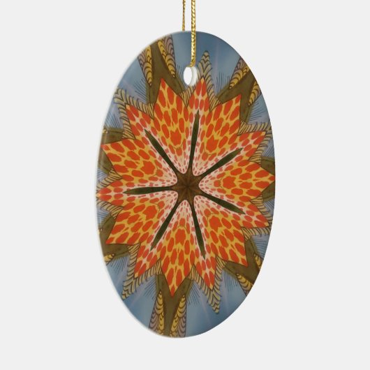 Savanna Star Bloom – Een gedurfde Afrikaanse diere Keramisch Ornament (Rechts)