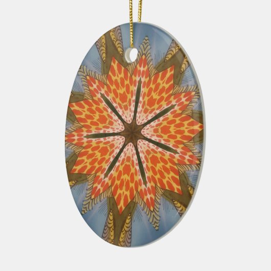 Savanna Star Bloom – Een gedurfde Afrikaanse diere Keramisch Ornament (Links)