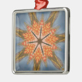 Savanna Star Bloom – Een gedurfde Afrikaanse diere Metalen Ornament (Links)