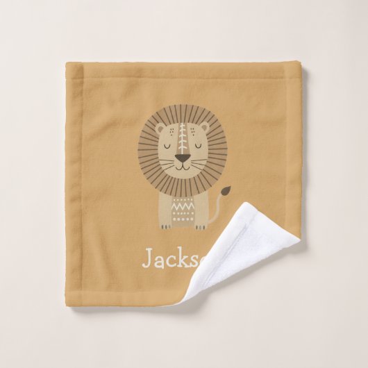 Savanna Sunrise Safari Pattern ID1259 Bad Handdoek (Wasdoekje)