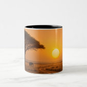 Savanna Sunset Mug Tweekleurige Koffiemok (Center)
