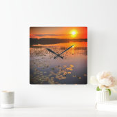 "Savanna Sunset" wandklok (Huis)