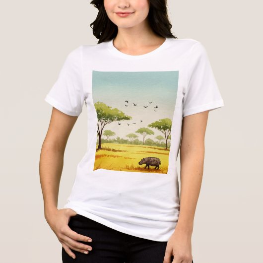 Savanna Tri-Blend Shirt (Voorkant)