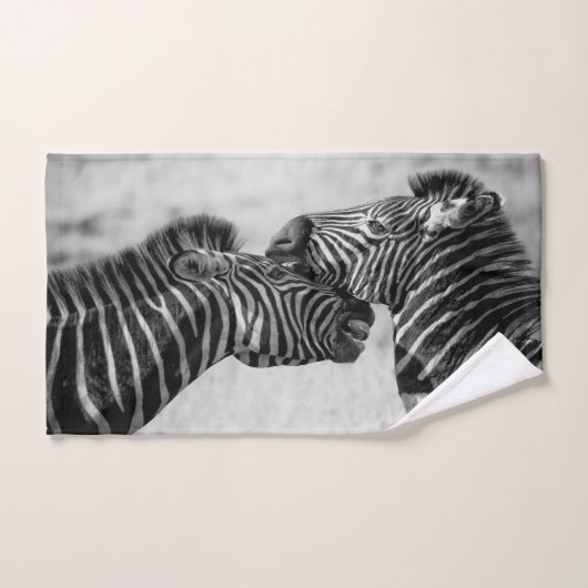 Savanna zebras handdoek (Handdoek)