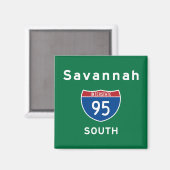 Savannah 95 magneet (Voorkant / Achterkant)