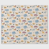 Savannah Animals Cadeaupapier (Vlak)