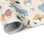 Savannah Animals Cadeaupapier (Rol Hoek)