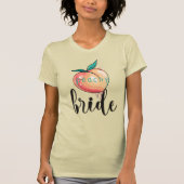 Savannah Bachelorette-Bridal Party-Peachy Bride T-shirt (Voorkant)