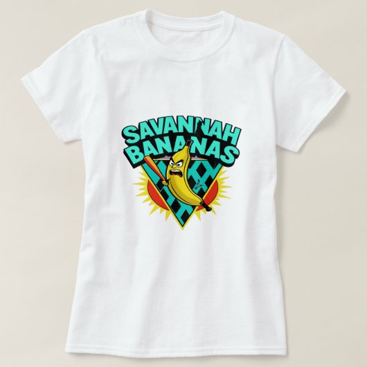Savannah Bananas – Leuke & Wilde Honkbal T-shirt (Design voorkant)