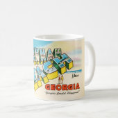 Savannah Beach Georgia Groet Mok (Voorkant rechts)