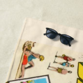 Savannah Beach Georgia Strandlaken (In situ)