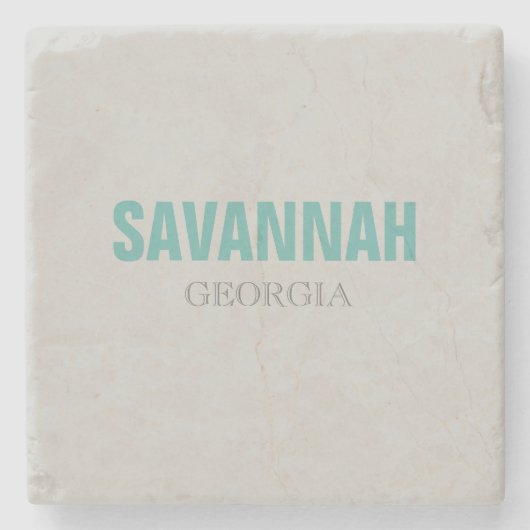 Savannah Beach Style Stenen Onderzetter (Voorkant)