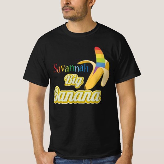 Savannah Big Gay Banana T-shirt (Voorkant)
