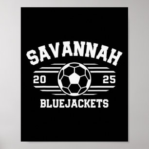 Savannah Bluejackets Voetbal Byll 2025 Hs Poster