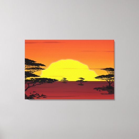 Savannah Canvas Afdruk (Voorkant)