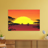 Savannah Canvas Afdruk (Insitu (Woonkamer))