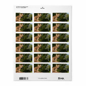 Savannah Cat Address Sticker (Full Sheet)