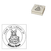 Savannah Cat, boek uit de bibliotheek van Rubberstempel (Gestempeld)