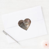 Savannah Cat Heart Sticker (Envelop)