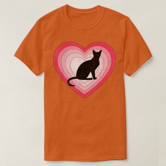 Savannah Cat Heart Valentijnsdag Lovers Kitten G T-shirt (Design voorkant)