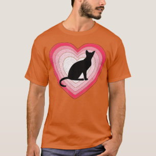 Savannah Cat Heart Valentijnsdag Lovers Kitten G T-shirt
