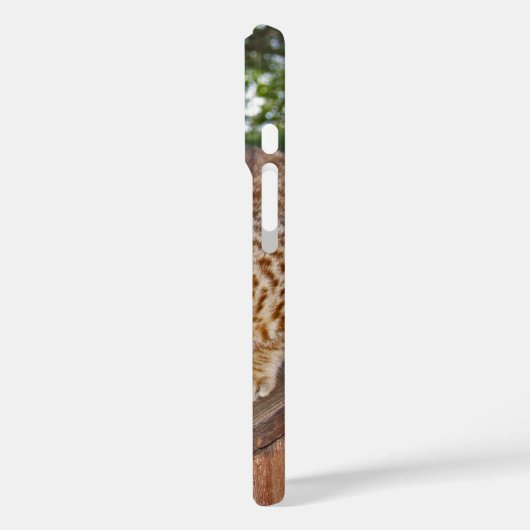 Savannah Cat iPhone case (Achterkant / Links)