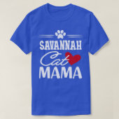 Savannah Cat Mama T-shirt (Design voorkant)