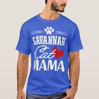 Savannah Cat Mama T-shirt