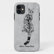 Savannah Cat Personal iPhone 5 Hoesje