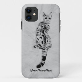 Savannah Cat Personal iPhone 5 Hoesje