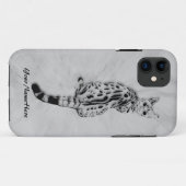 Savannah Cat Personal iPhone 5 Hoesje (Achterkant (horizontaal))