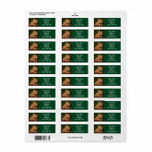 Savannah Cat Return Address Sticker (Full Sheet)
