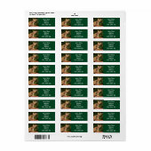 Savannah Cat Return Address Sticker (Full Sheet)