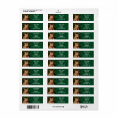 Savannah Cat Return Address Sticker (Full Sheet)