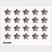 Savannah Cat Star Sticker (Vel)