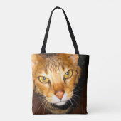 Savannah Cat Tote Bag (Achterkant)