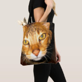 Savannah Cat Tote Bag (Dichtbij)