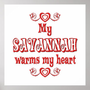 Savannah Cats bewarm mijn hart Poster