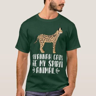 Savannah Cats zijn mijn dierlijk T-shirt