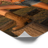 Savannah Cole - Hard Werken Poster (Hoek)