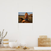 Savannah Cole - Uit rijden Poster (Keuken)