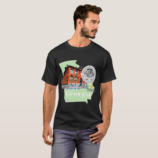 Savannah College of Art and Design (SCAD) (Savanna T-shirt (Voorkant volledig)