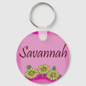 Savannah Daisy Sleutelhanger (Voorkant)