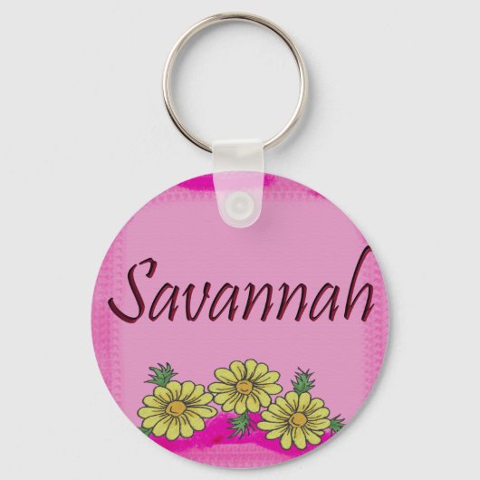 Savannah Daisy Sleutelhanger (Voorkant)